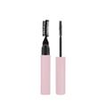 Milos Clear Brow Sculpting Gel — pink tube with comb-and-brush and spoolie applicators